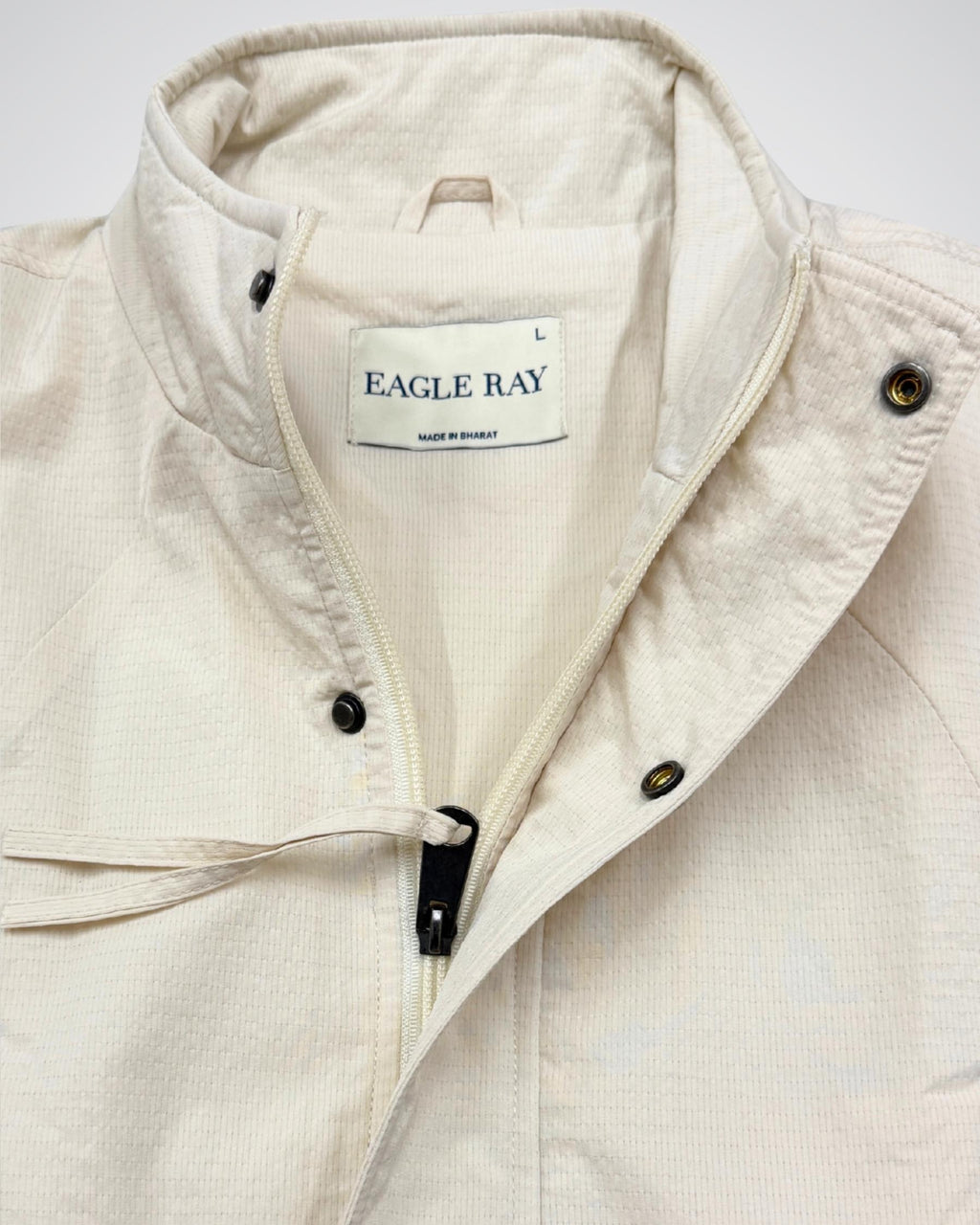 Bomber Jacket in Off White